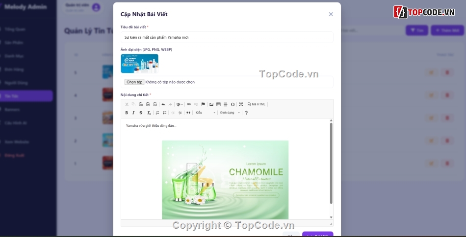web nhạc,bán website,web hợp âm nhạc